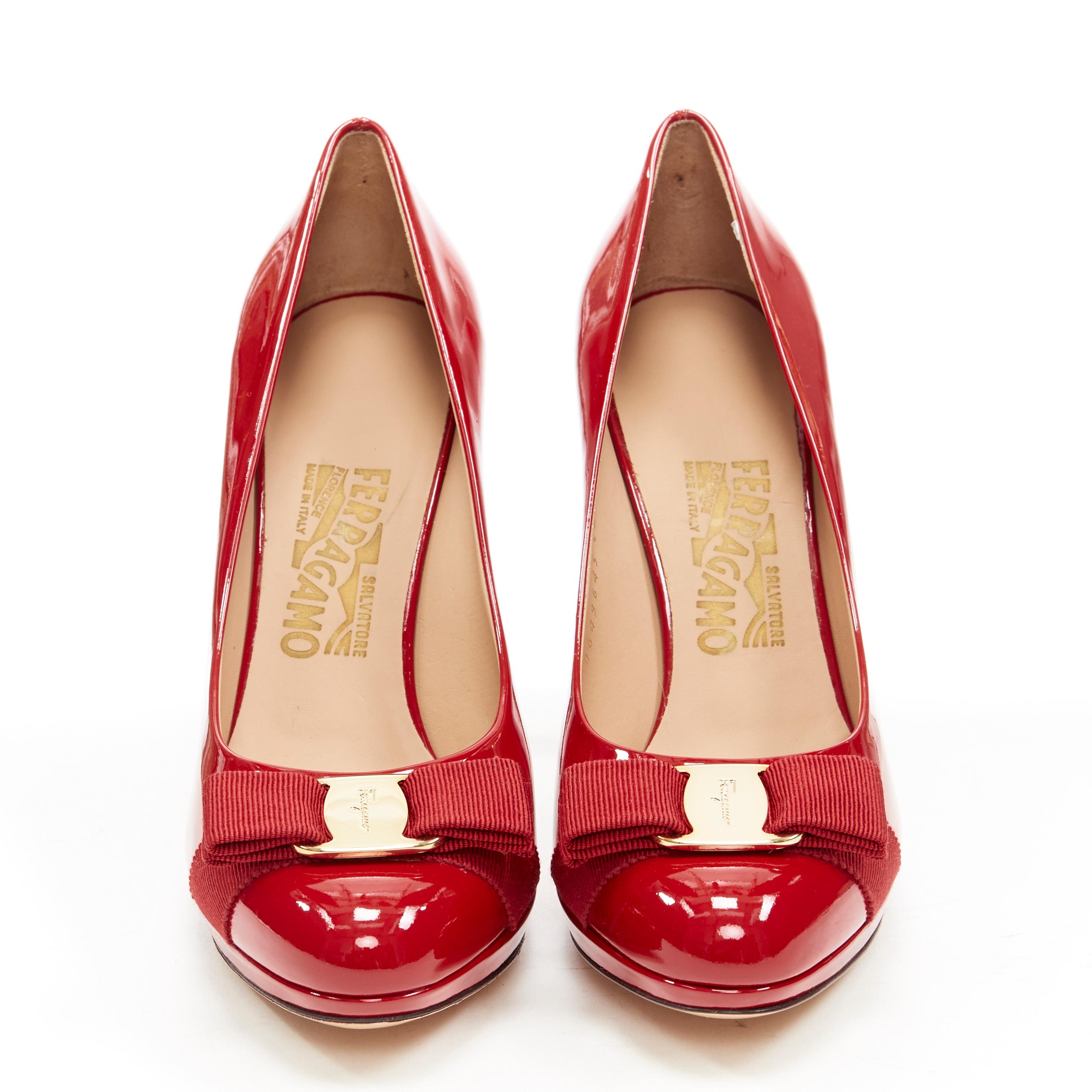 ferragamo red shoes