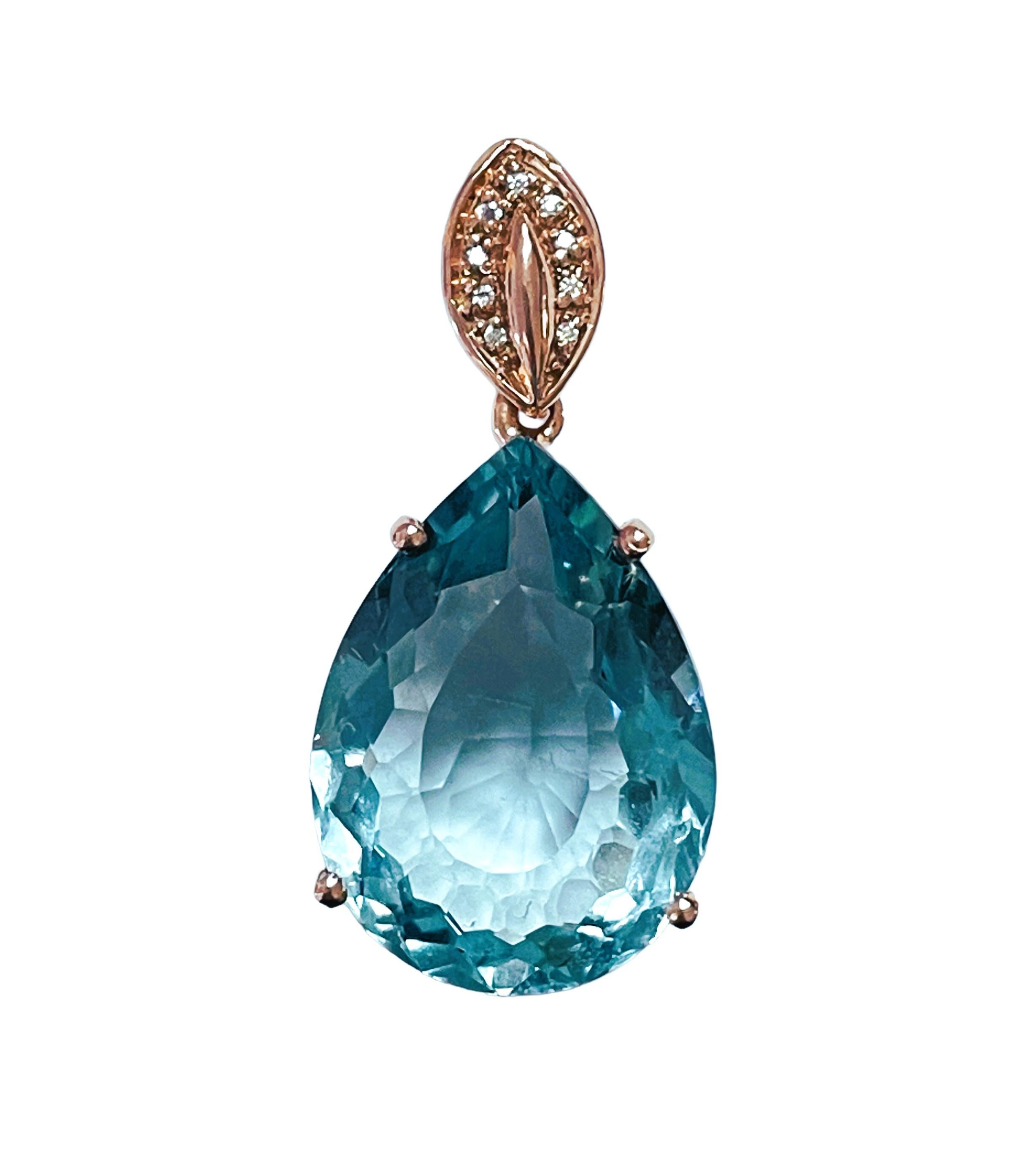 The Aquamarine stone was mined in Philippines and is just exquisite. It just shimmers and sparkles.   The 