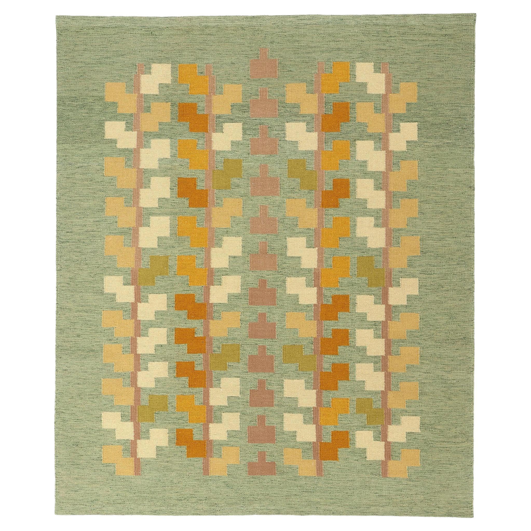 New Scandinavian Green Swedish Inspired Röllakan, Grön Dvärgbjörk