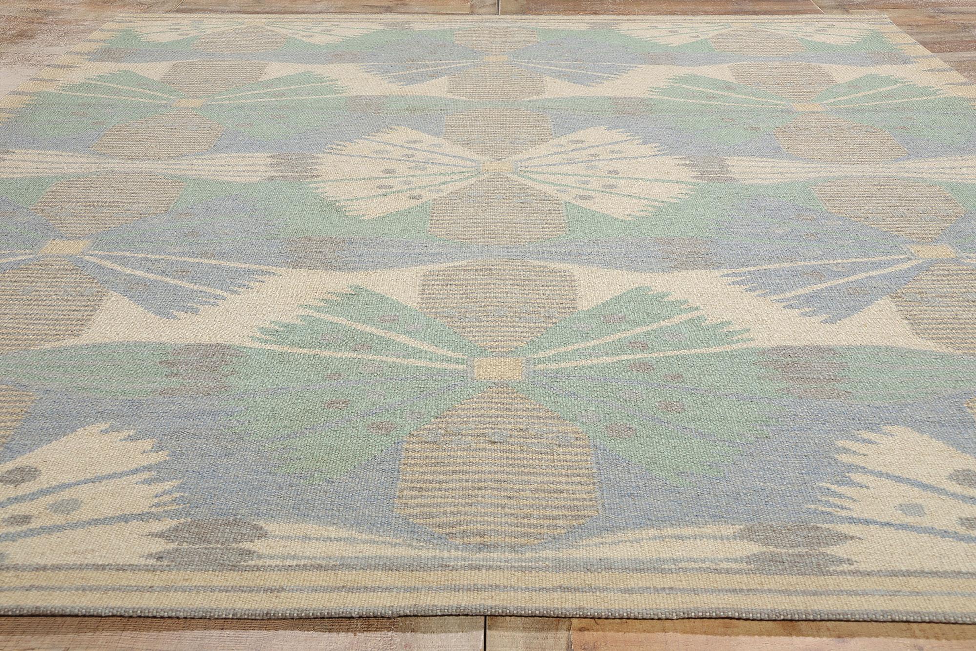 Nuovo Kilim Röllakan di ispirazione scandinava svedese, 09'04 x 11'08 in vendita 1