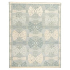 Nouveau Kilim scandinave d'inspiration suédoise Röllakan, 09'05 x 11'10