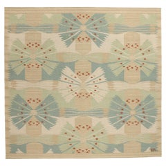 New Scandinavian Modernity Swedish Inspired Kilim Röllakan, 10'03 x 09'10