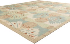 New Scandinavian Swedish Inspired Kilim Röllakan, 10'05 x 11'08