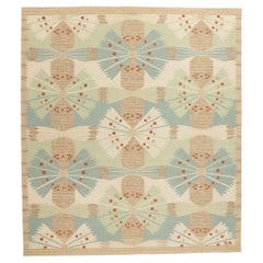 New Scandinavian Swedish Inspired Kilim Röllakan, 10'05 x 11'08