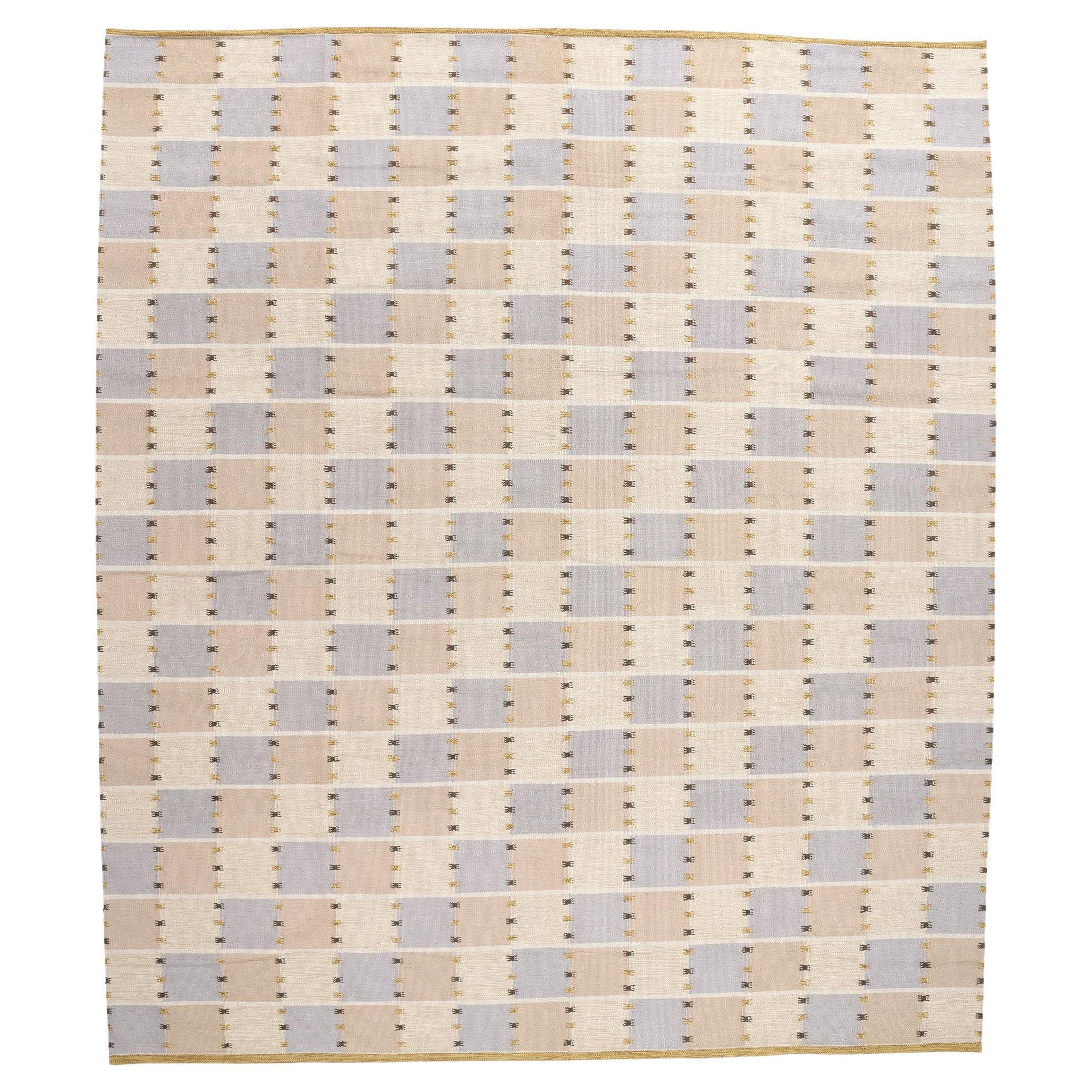 Nuovo Kilim Röllakan di ispirazione scandinava svedese, 11'09 x 13'07