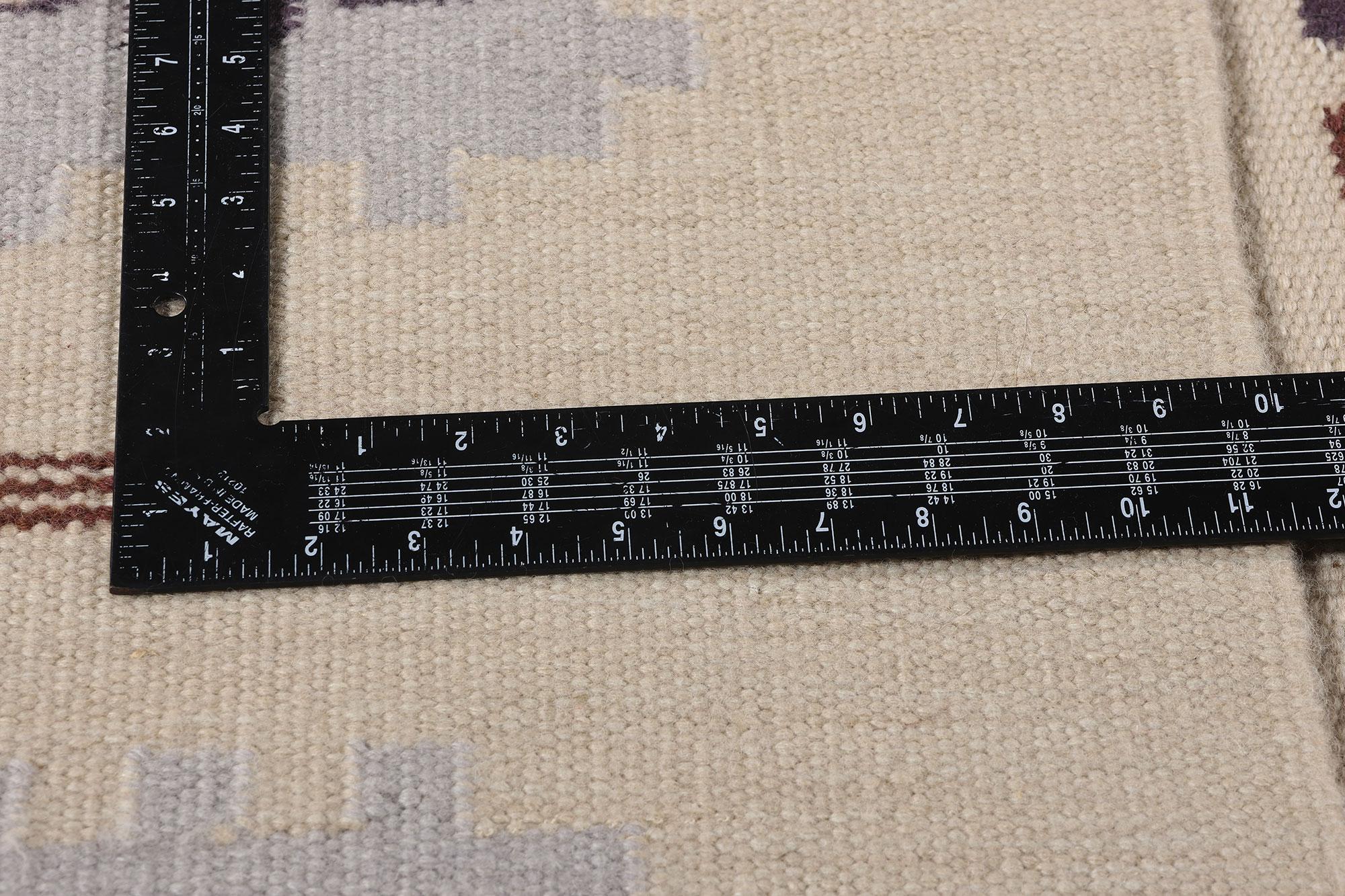Contemporary New Scandinavian Modern Swedish Inspired Röllakan, 12'05 x 15'00 For Sale