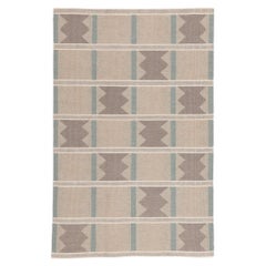 Nuovo Kilim Röllakan scandinavo svedese ispirato a Ingegerd Silow, 05'04 x 07'09