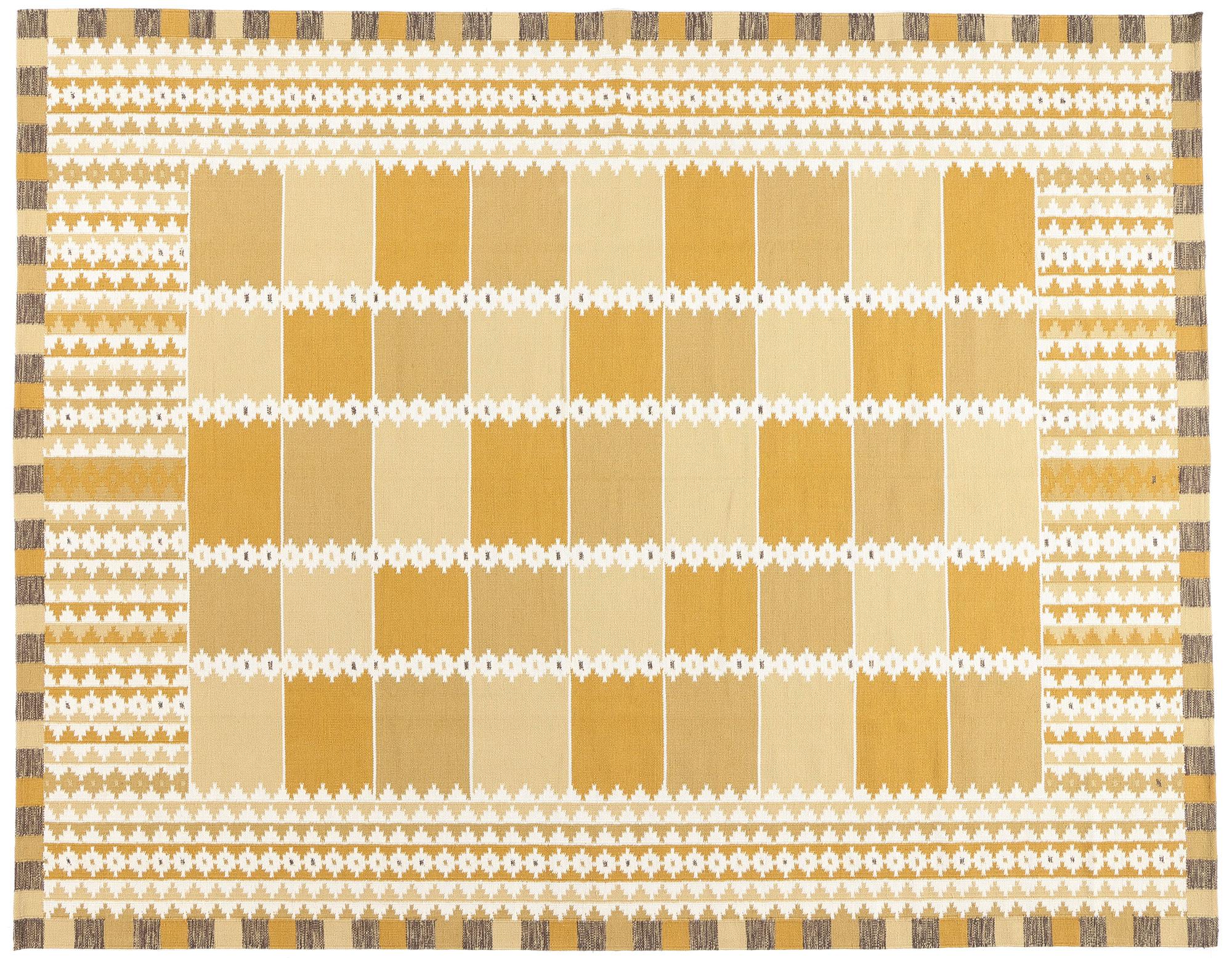 New Scandinavian Swedish Inspired Kilim Röllakan, 10'02 x 13'00 2