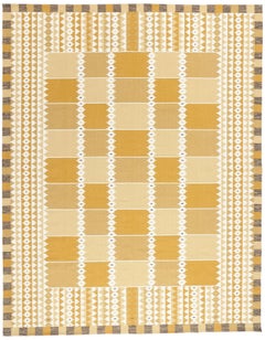 New Scandinavian Swedish Inspired Kilim Röllakan, 10'02 x 13'00