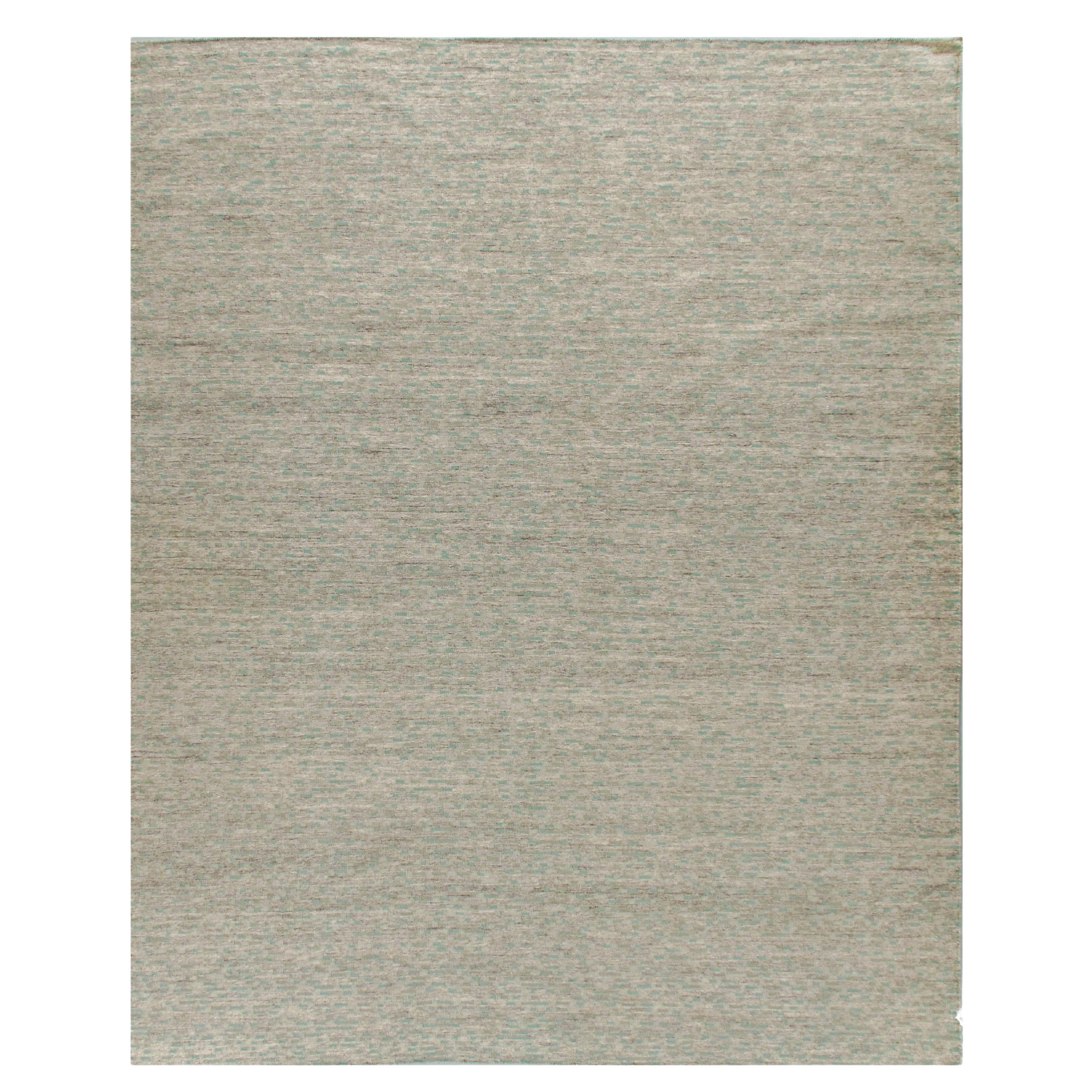 Nuovo tappeto scandinavo in stile svedese a trama piatta Aqua Rug  8' x 10'
