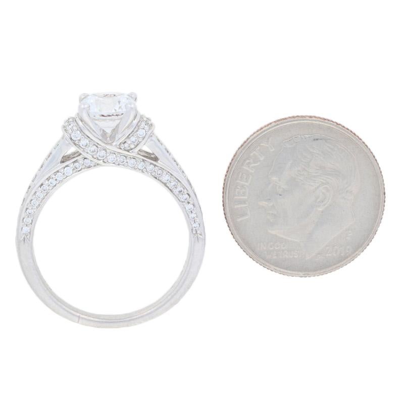 Women's Scott Kay Semi-Mount Engagement Ring 14 Karat Gold for Center with Diamonds