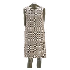 Nuevo Vestido de Papel Op Art Blanco y Negro Scott Paper Caper Sellado - S, 1966