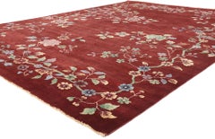 New Seasons of Floral Harmony Tappeto moderno cinese Art Deco