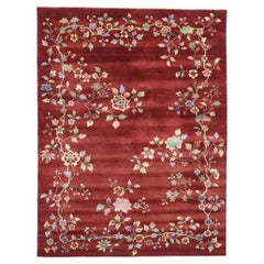 New Seasons of Floral Harmony Tappeto moderno cinese Art Deco, 09'01 x 11'10
