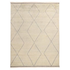 New Silent Diamond Serenade Contemporary Moroccan Carpet with Modern Style