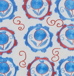 New Silk Hand Embroidered Suzani Textile Cushion Cover, Uzbek Sham