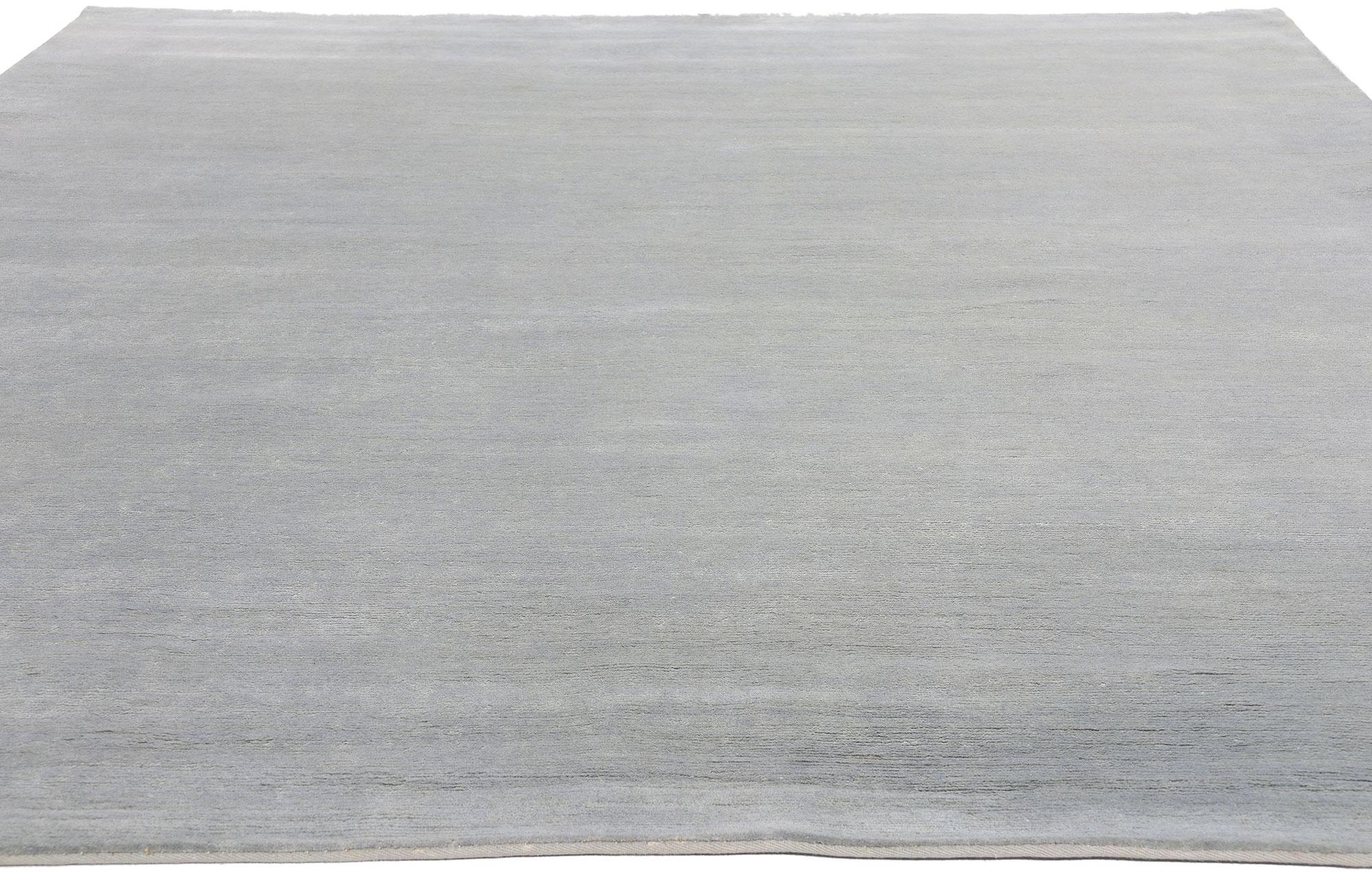 Moderno Tappeto New Silver Mist Modern Gray, 08'02 x 09'09 in vendita