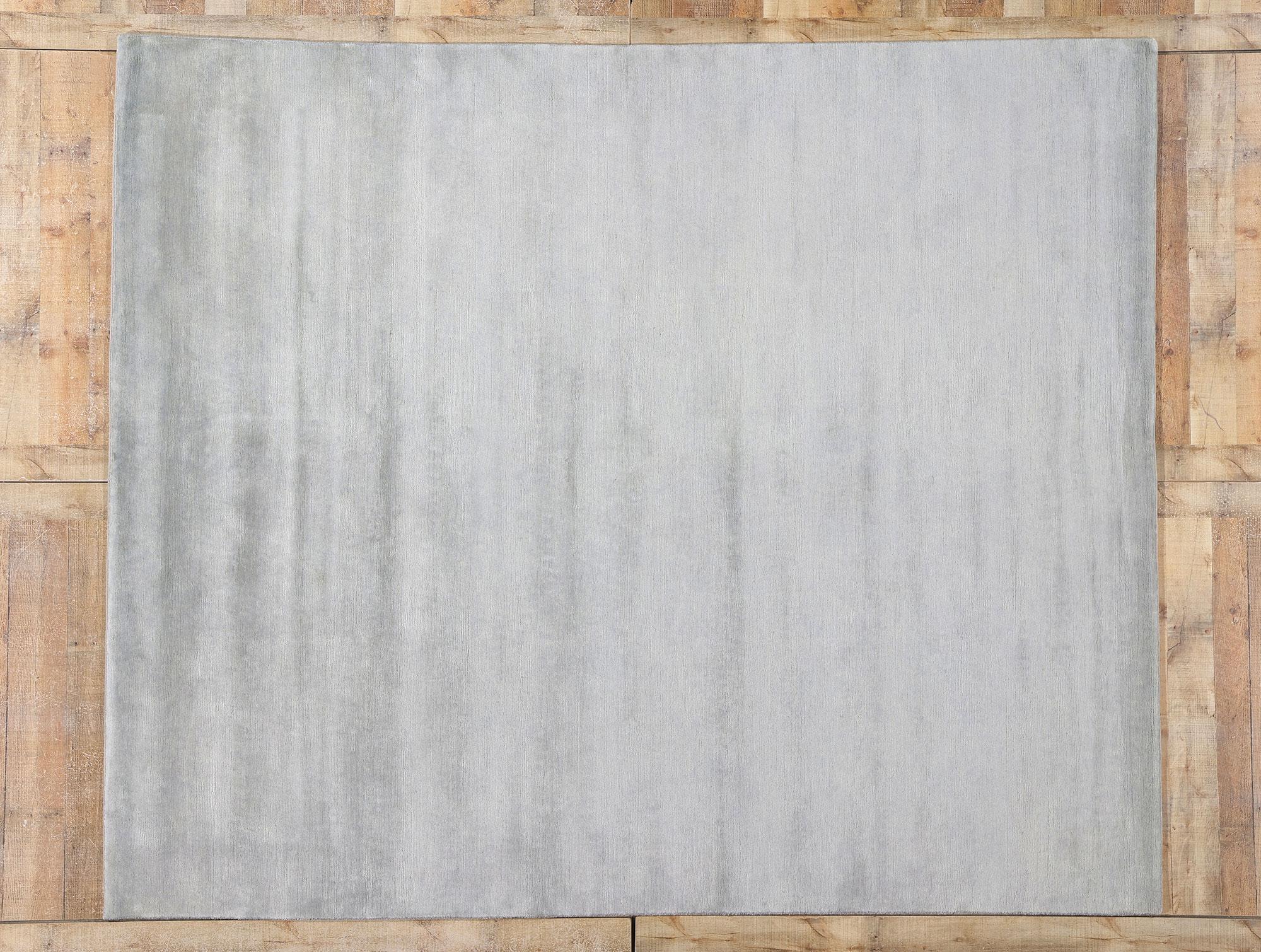 Tappeto New Silver Mist Modern Gray, 08'02 x 09'09 in vendita 1