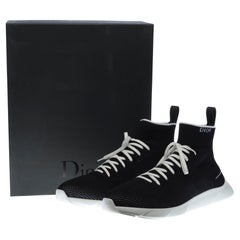New Sneakers Christian Dior B21 high-rise sneakers in black canvas