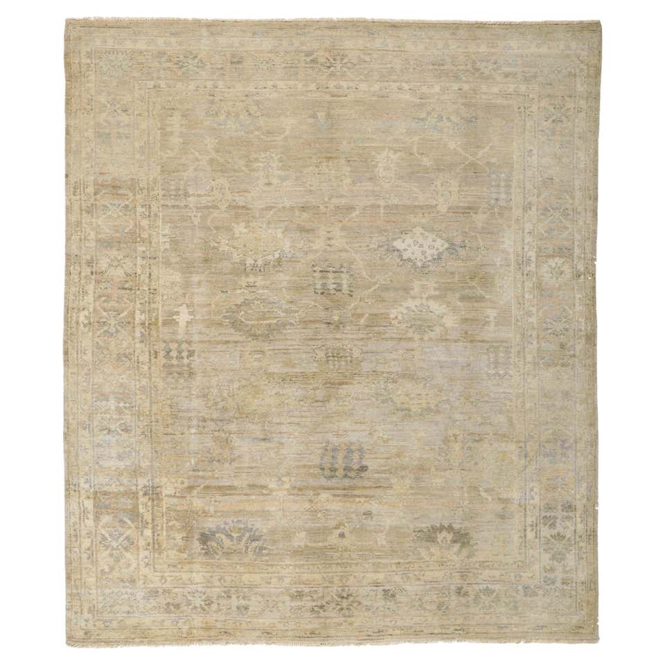 New Earth-Tone Modern Oushak Rug, Effortlessly Chic and Versatile For ...