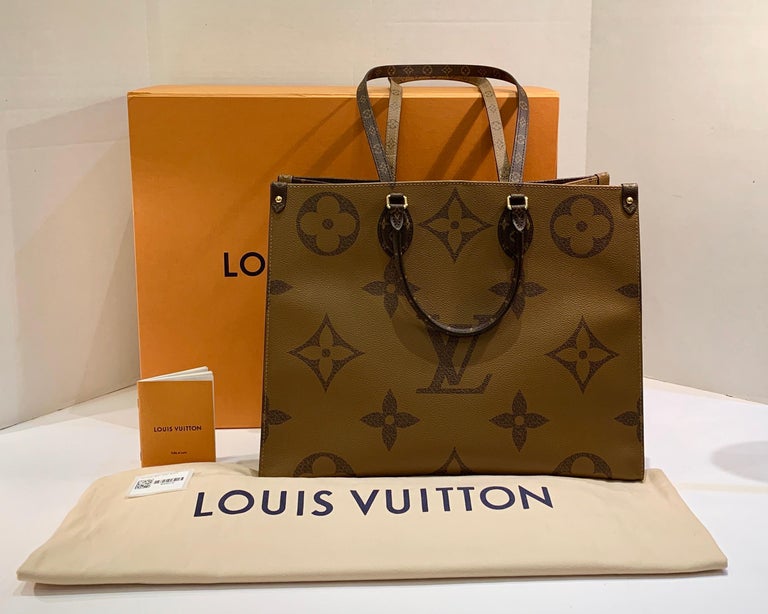 New Sold Out Louis Vuitton ONTHEGO Monogram Giant Canvas Tote Bag Summer  2019