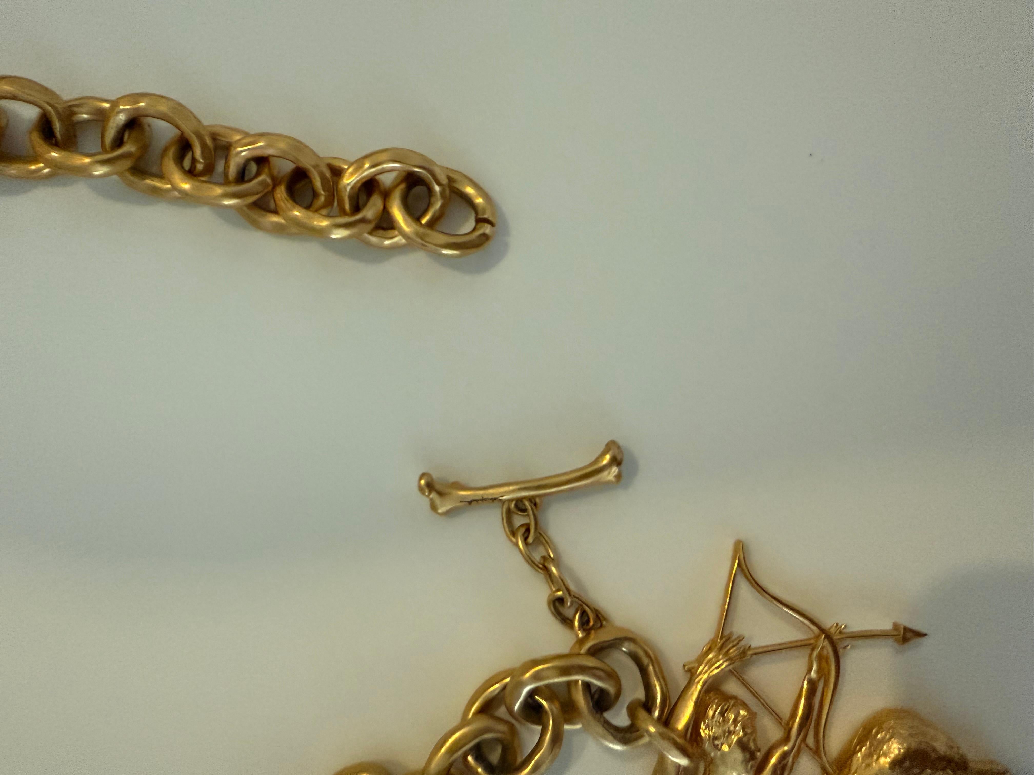 New Sold Out Sagittarius Zodiac Zodiac Chain Necklace Archer Neuf - En vente à Miami Beach, FL