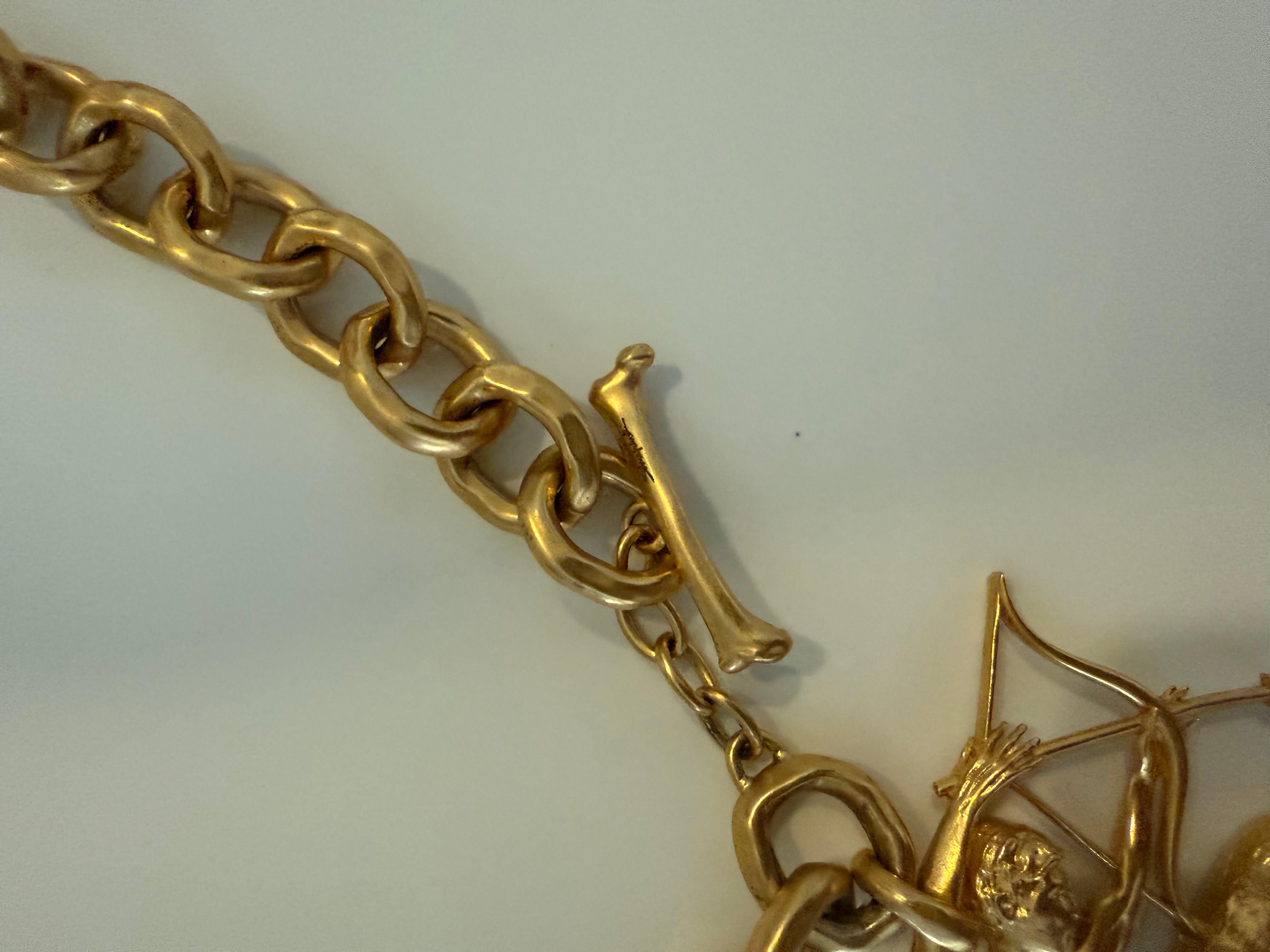New Sold Out Sagittarius Zodiac Zodiac Chain Necklace Archer Unisexe en vente