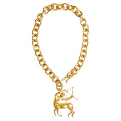 New Sold Out Sagittarius Zodiac Zodiac Chain Necklace Archer