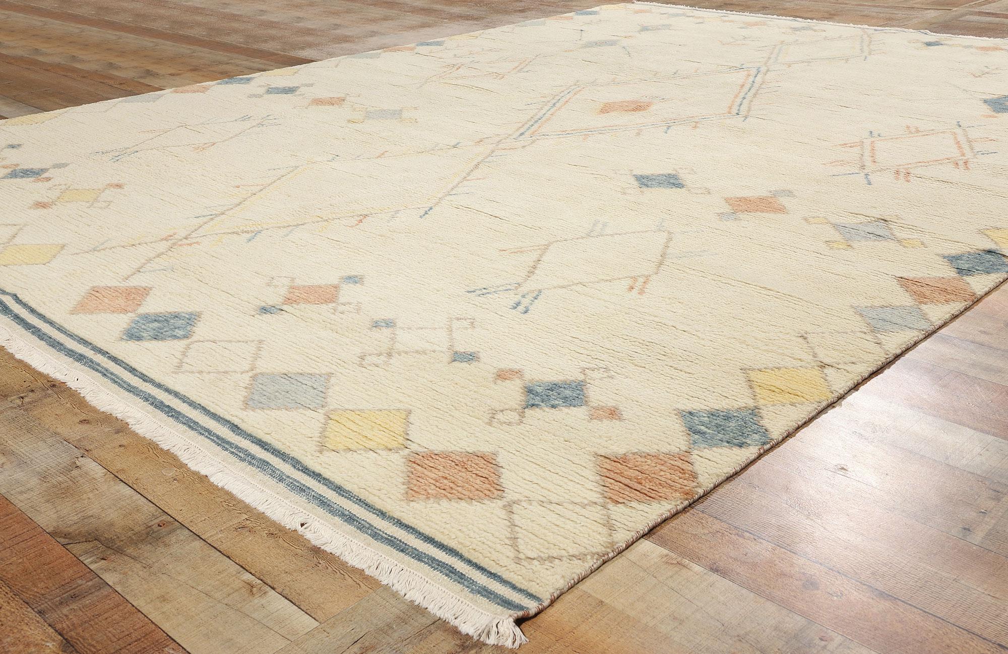 XXIe siècle et contemporain Nouveau tapis marocain moderne du Canyon du Sud-Ouest, 09'00 x 12'03 en vente