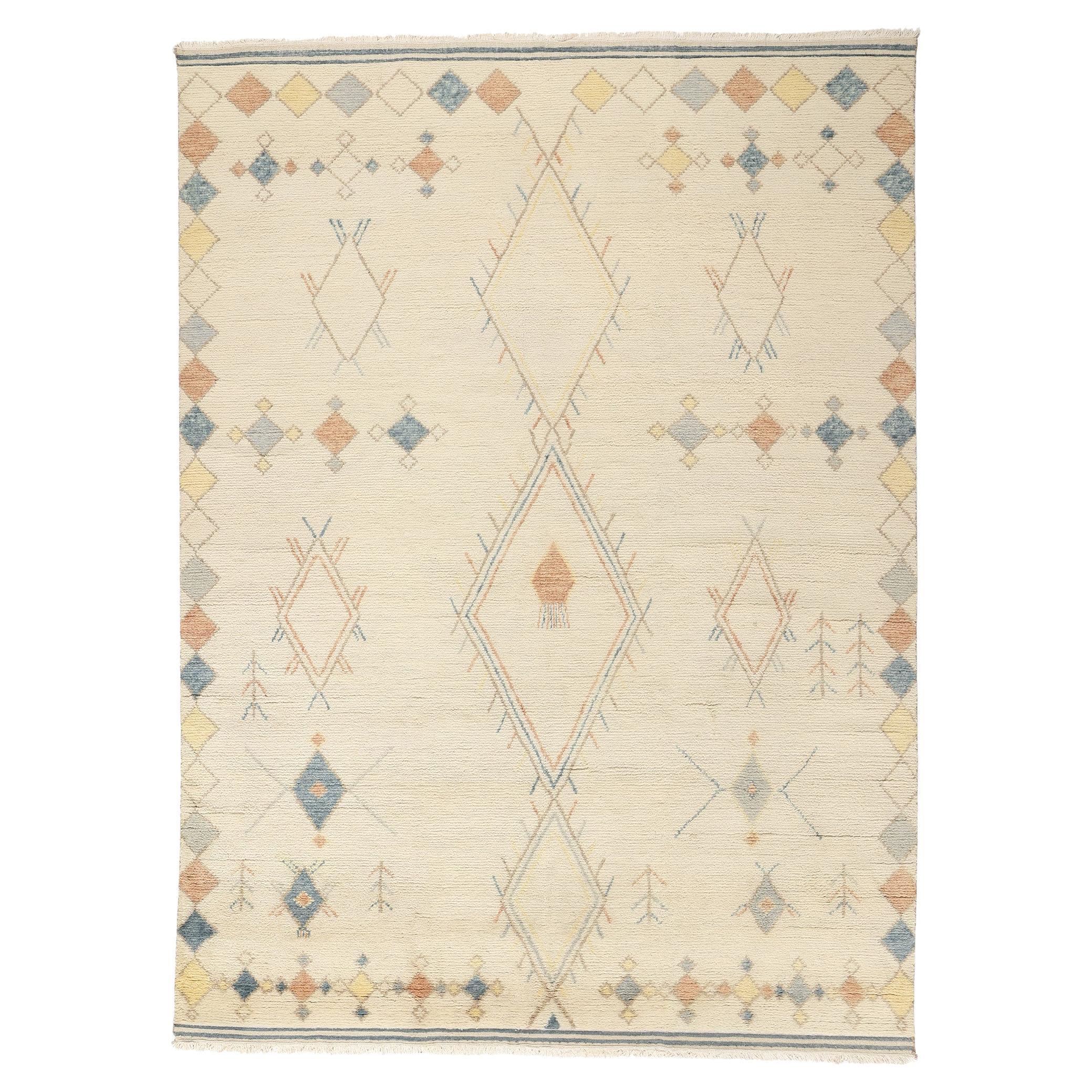 Nouveau tapis marocain moderne du Canyon du Sud-Ouest, 09'00 x 12'03 en vente