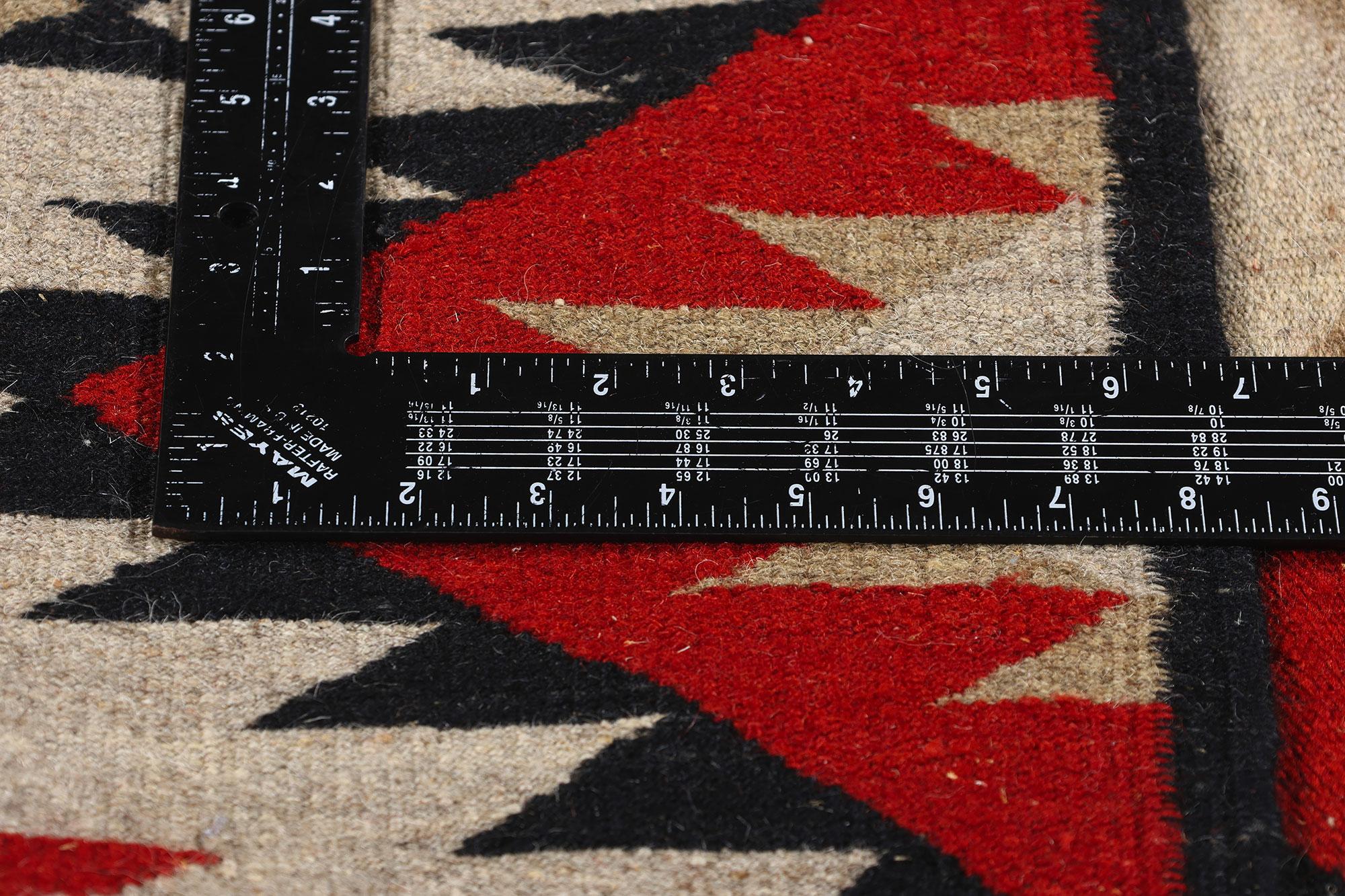 Nuovo tappeto a trama piatta Southwest Modern Eye Dazzler Navajo-Style In condizioni Nuovo in vendita a Dallas, TX