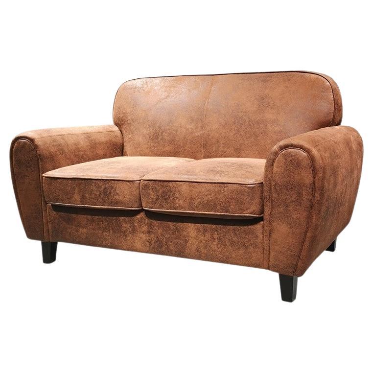 Spanish Revival Carved Walnut Sofa at 1stDibs