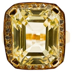 New Sri Lanka 6.1 Ct Lemon Lime Sapphire Yellow Gold Plated Sterling Ring New Sri Lanka 6.1 Ct Lemon Lime Sapphire Yellow Gold Plated Sterling Ring