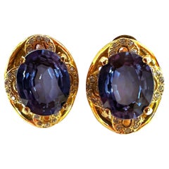 New Sri Lanka 7.50 Ct Cornflower Blue Sapphire Rose Gold Plated Sterling Ring