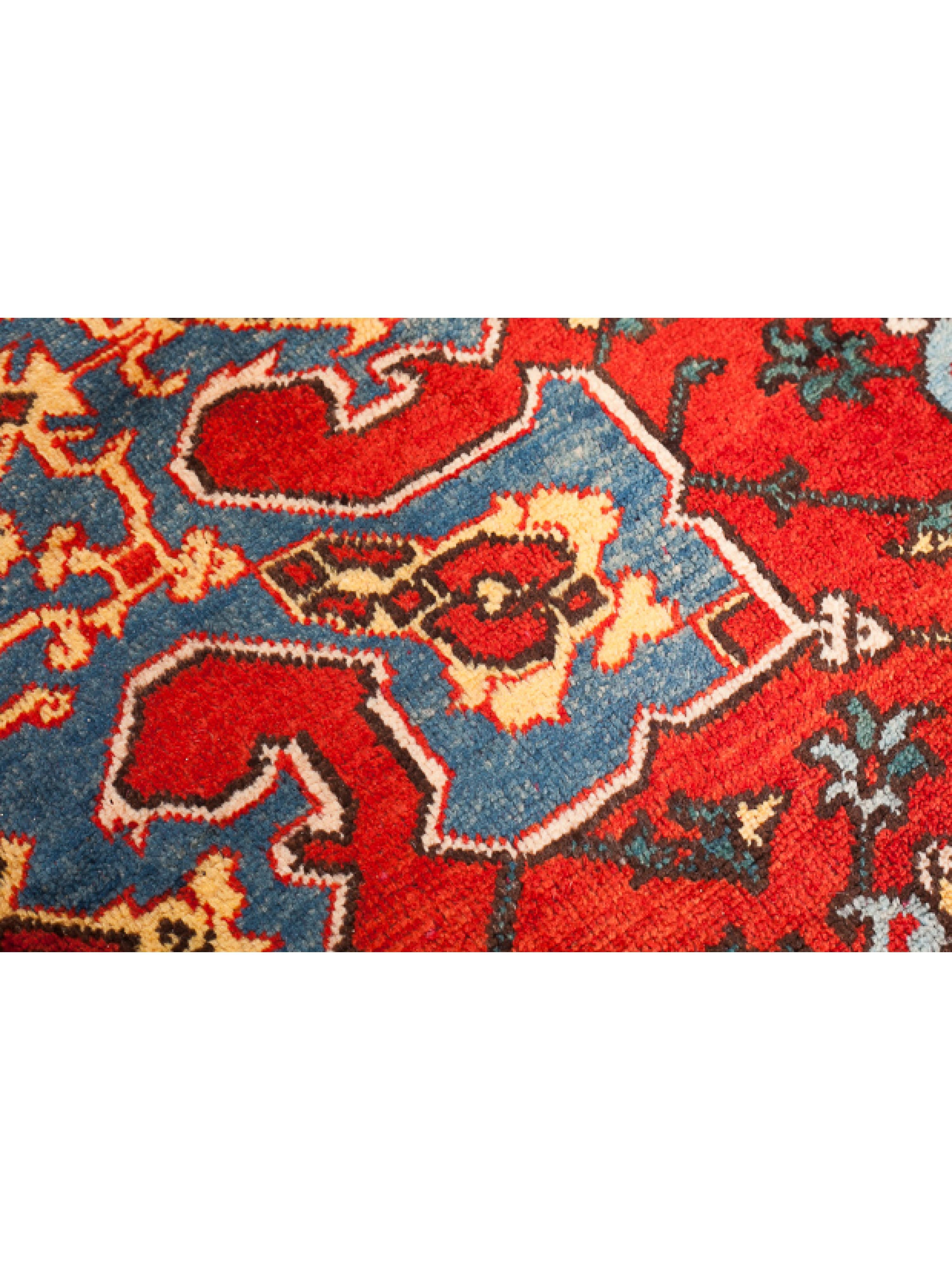 Nueva Alfombra Estrella Ushak Siglo XVI Pieza de Museo Alfombra de Renacimiento Turco Teñida al Natural Siglo XXI y contemporáneo en venta