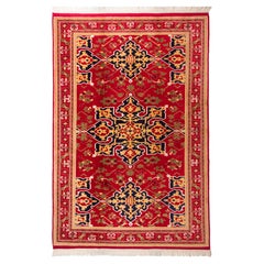 Nueva Alfombra Estrella Ushak Siglo XVI Pieza de Museo Alfombra de Renacimiento Turco Teñida al Natural
