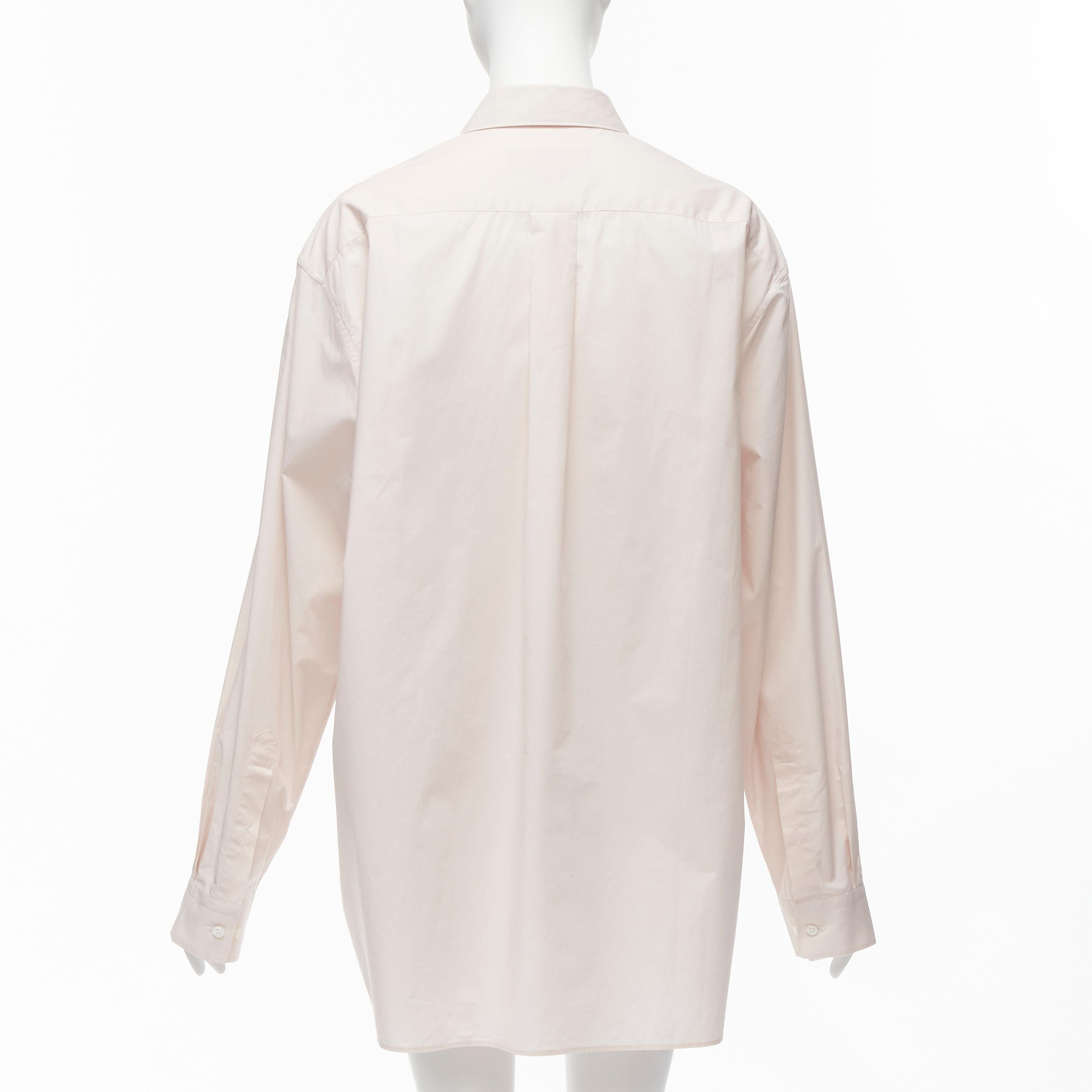 Women's new STELLA MCCARTNEY Yoshitomo Nara 2021 pink cotton graphic print shirt L For Sale