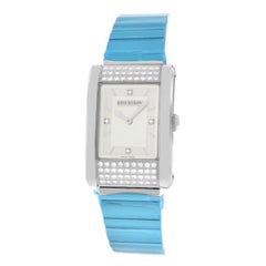 New Store Display Ladies Boucheron Steel Bracelet Diamond Quartz Watch