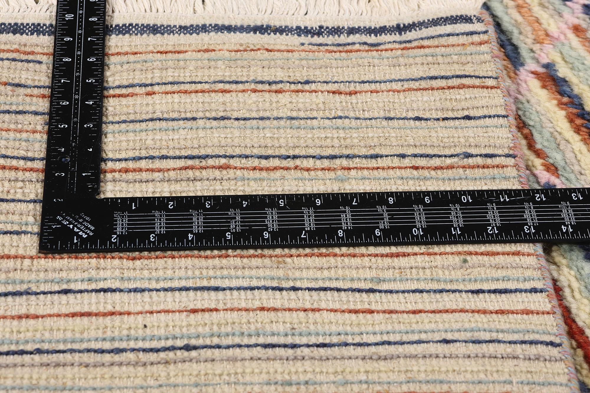 New Striated Harmony Tappeto marocchino moderno, 08'01 x 10'00 In condizioni Nuovo in vendita a Dallas, TX