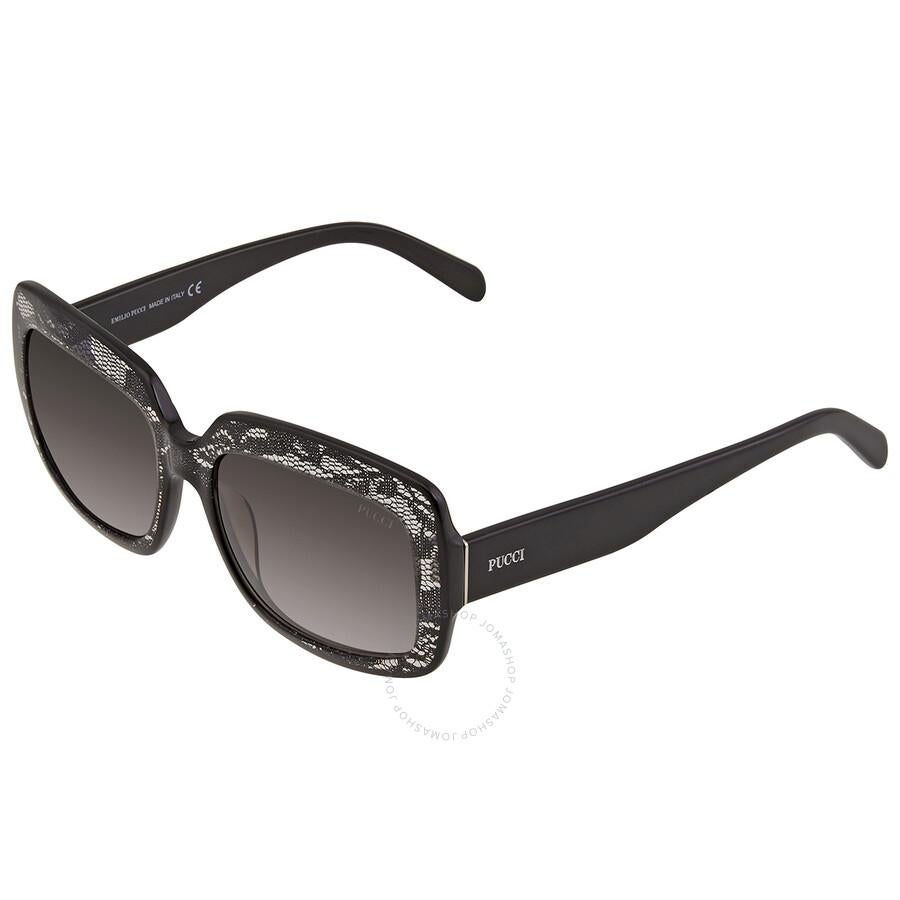 New Stunning Emilio Pucci Lace Patterned Sunglasses With Case Neuf - En vente à Ashburn, VA