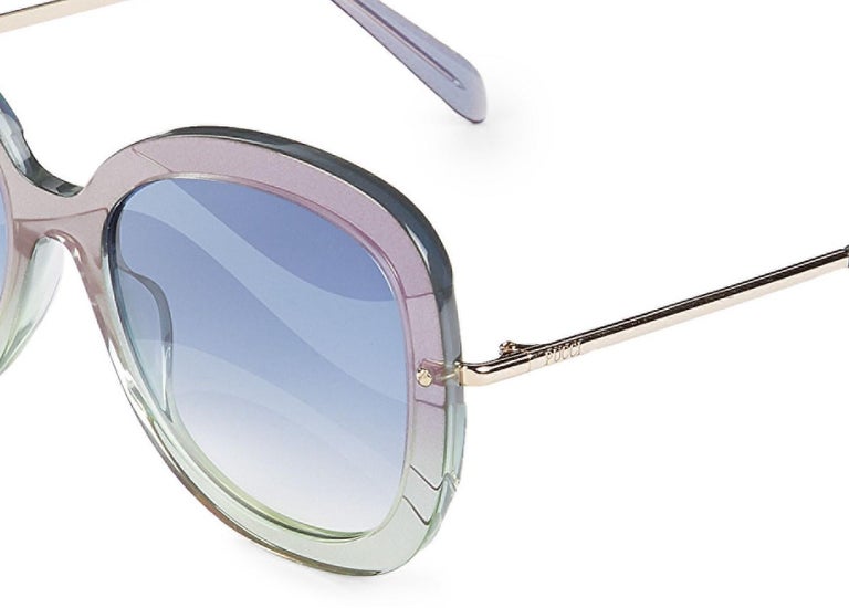 Emilio Pucci Turquoise Eyeglass Case-NEW Emilio Pucci Womens Eyeglasses EP2135 462 Blue 51 17 130  main image 4