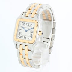 New Style Cartier Panthere 2-Tone 2-Row Medium Watch W2PN0007