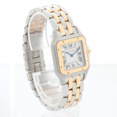 New Style Cartier Panthere 2-Tone 2-Row Medium Watch W2PN0007