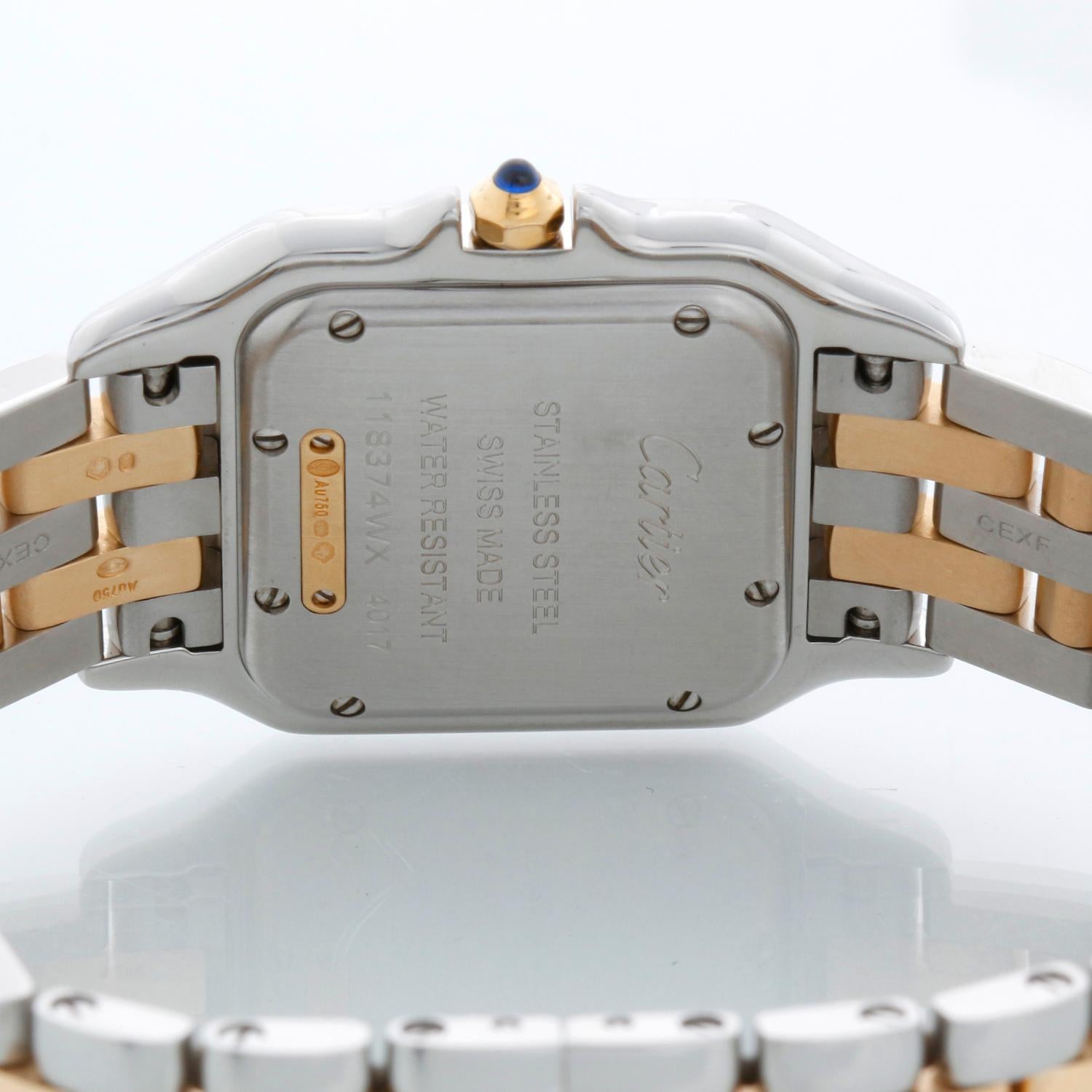 New Style Cartier Panthere 2-Tone 2-Row Medium Watch W2PN0007 en venta 1