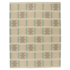 Nuovo Kilim Röllakan scandinavo svedese ispirato a Ingegerd Silow, 09'03 x 11'11