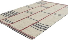 New Scandinavian Swedish Röllakan Inspired Kilim