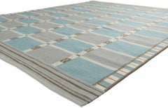 Scandinavian Modern Swedish Inspired Kilim Rug