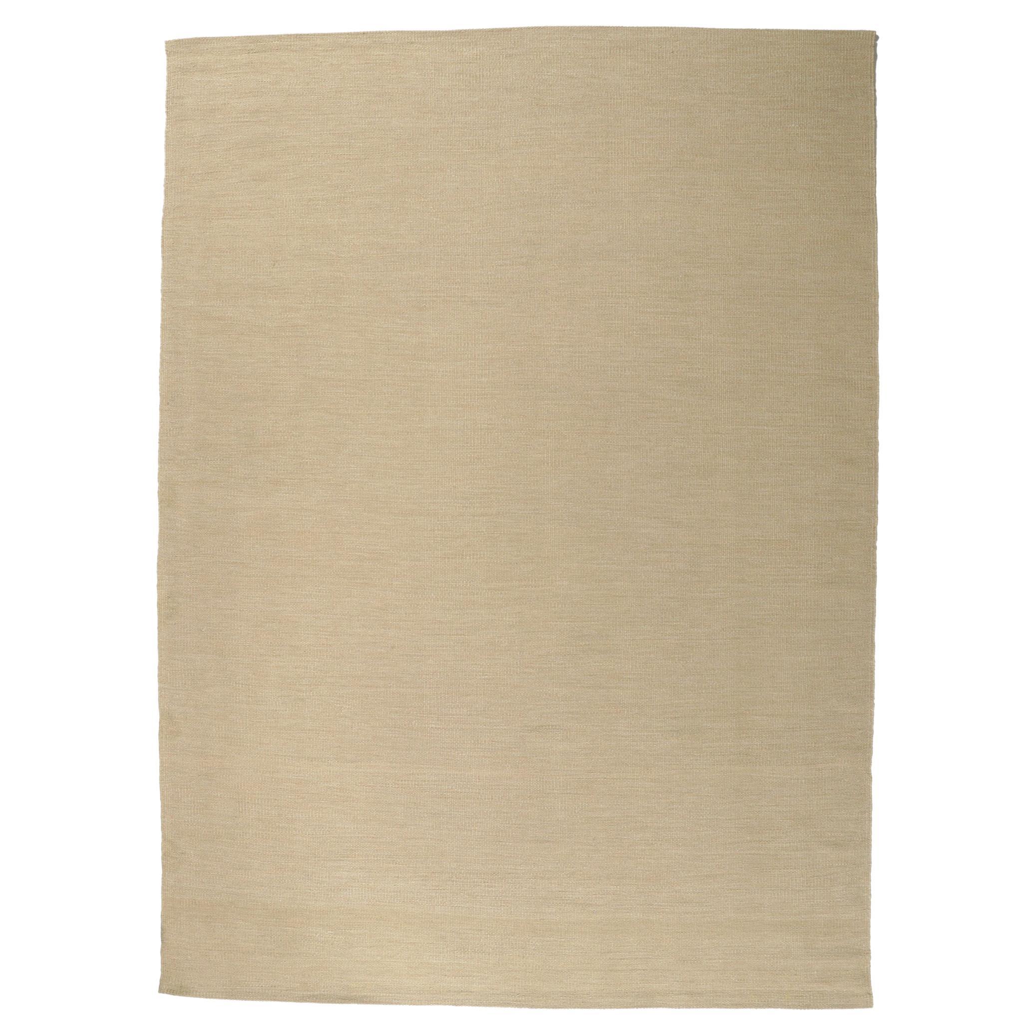 New Swedish Inspired Kilim Rug with Minimalist Japandi Style For Sale