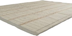 New Scandinavian Swedish Röllakan Inspired Kilim, 07'10 x 09'10