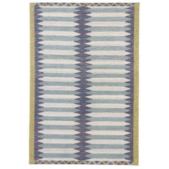 New Swedish Inspired Kilim Rug with Scandinavian Modern Style 